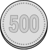 500円