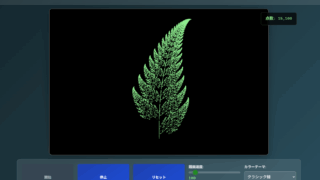 バーンズリーのシダ(フラクタル)